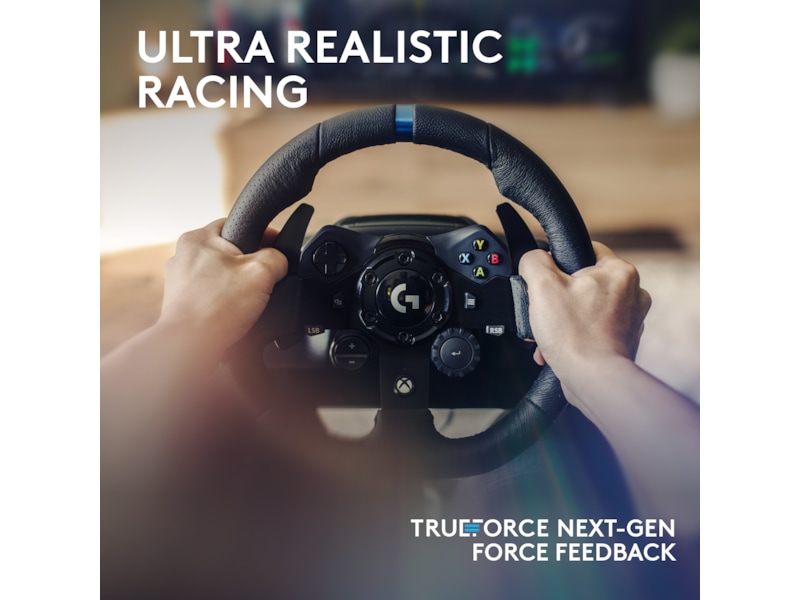 Logitech G923 og Driving Force Shifter Bundle Rat og pedaler