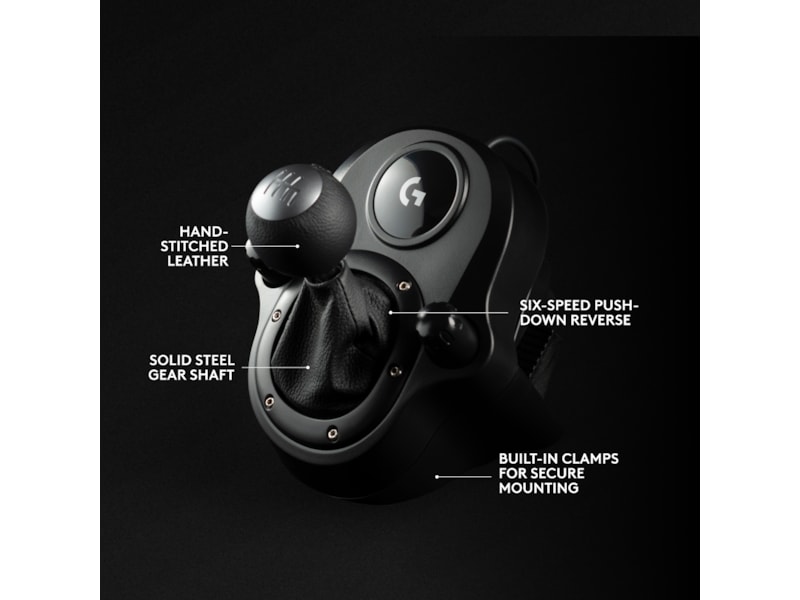 Logitech G923 og Driving Force Shifter Bundle Rat og pedaler