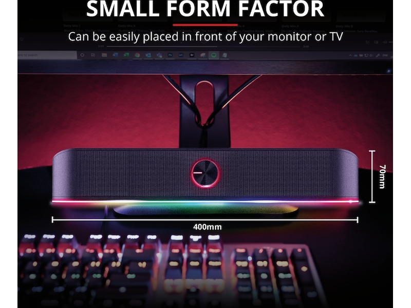 Trust GXT 619 Thorne lydplanke 2.0 Højttalere