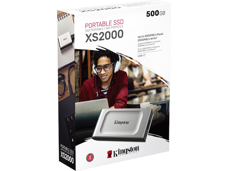Kingston XS2000 Portable SSD 500GB SSD Ekstern
