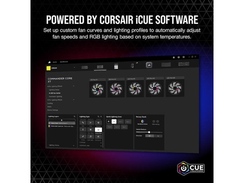 Corsair iCUE Commander Core XT Smart RGB Lys