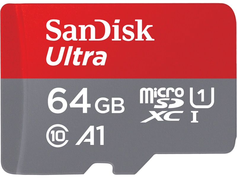 SanDisk Ultra microSDXC 64GB + SD Adapter Flash-hukommelse