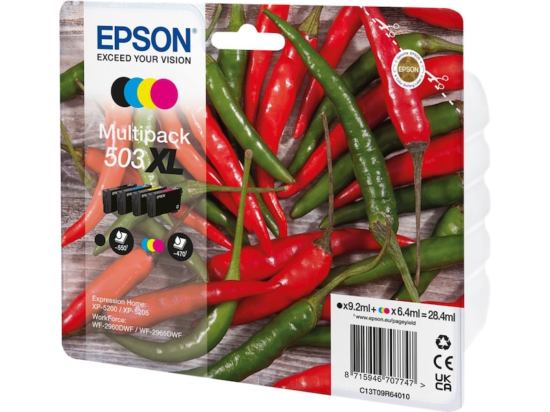 Epson blæk 503 XL multipack Blækpatroner