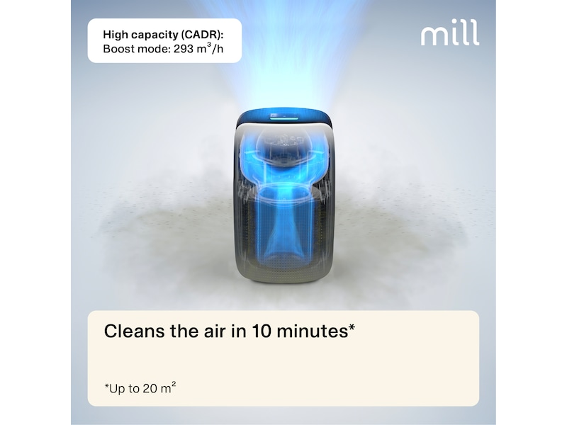 Mill Silent Pro Compact luftrenser + Sense Bundle Luftrensere