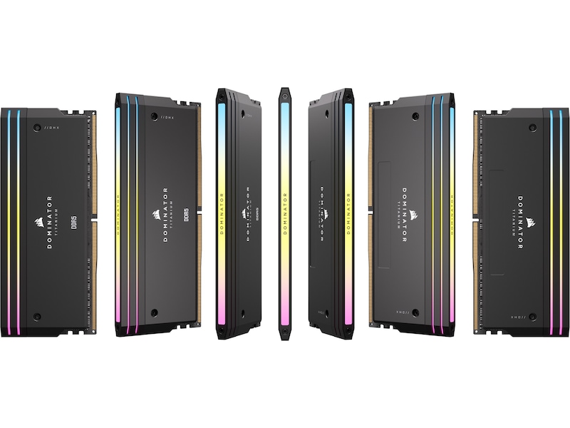 Corsair Dominator Titanium RGB DDR5 6400MHz 64GB (sort) Hukommelse (RAM)