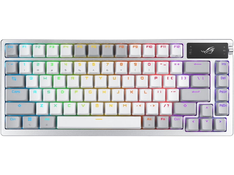 ASUS ROG Azoth Trådløs DIY Gamingtastatur (hvid) Gamingkeyboard
