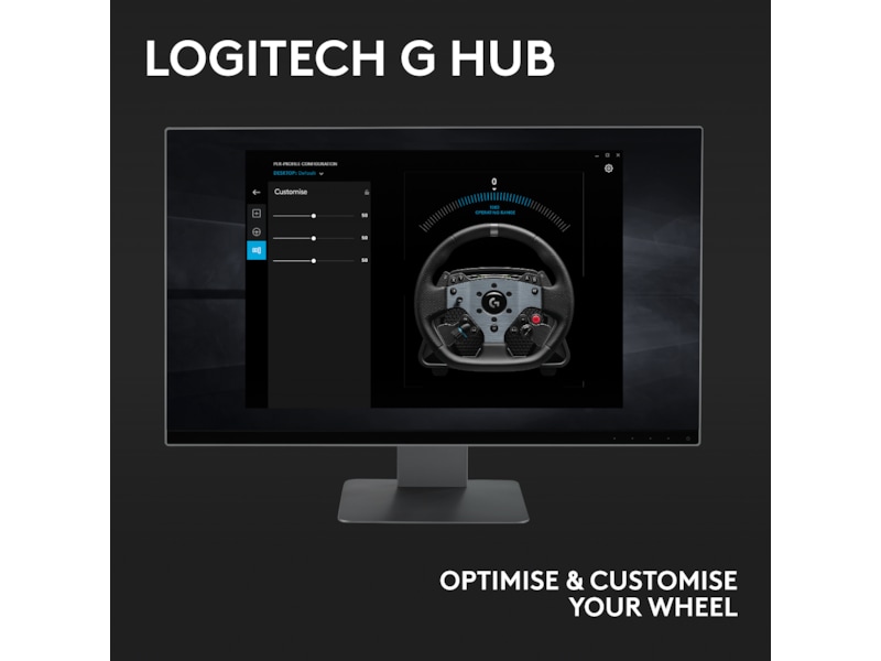 Logitech G PRO Racing Wheel Rat og pedaler