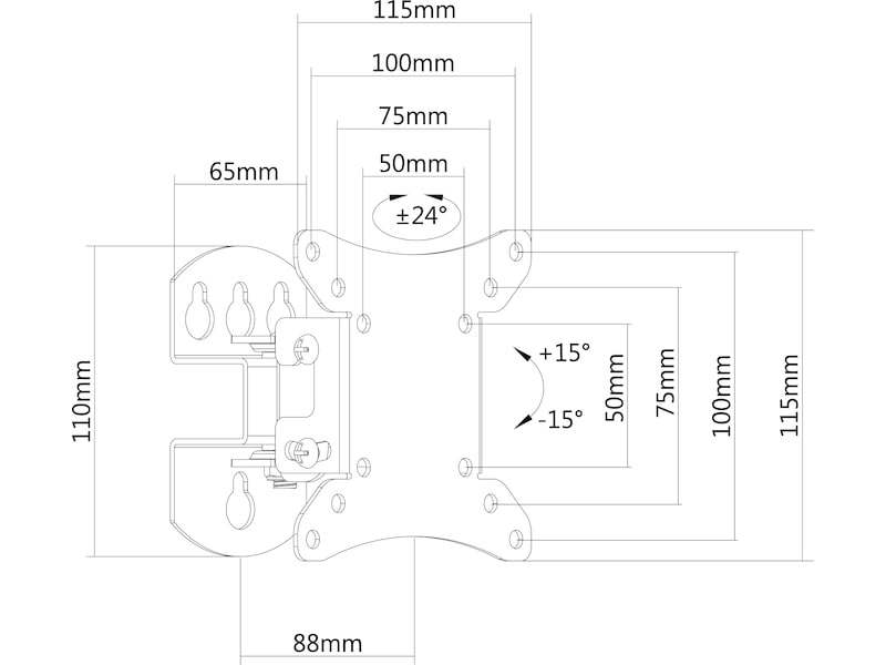 Andersson WMA 2.3 vægophæng TV 13-32" TV-ophæng & stativ