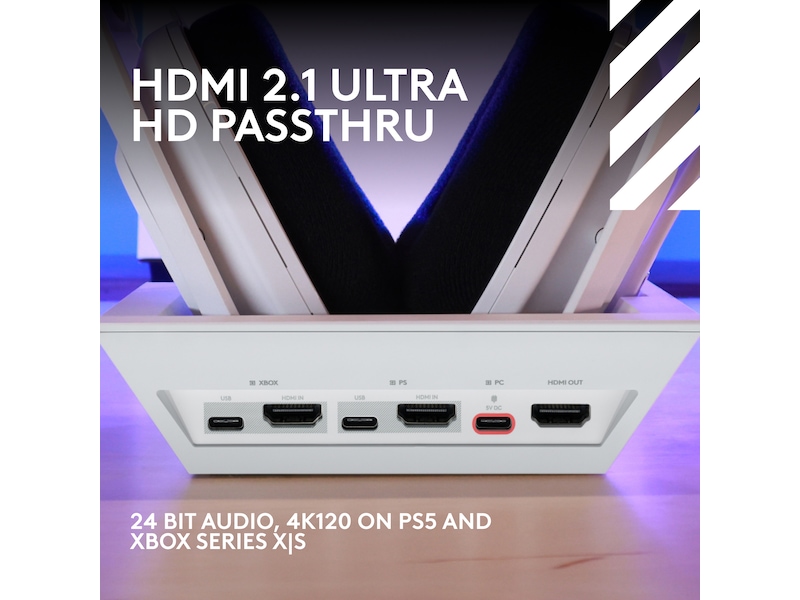 Astro A50 X LIGHTSPEED Trådløst Gaming headset + basestation (hvid) Gamingheadset