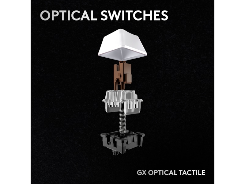 Logitech G Pro X 60 Lightspeed Linear trådløst gamingtastatur (hvid) Gamingkeyboard