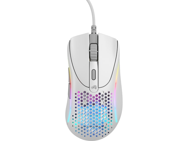 Glorious Model D 2 Gamingmus (hvidt) Gamingmus