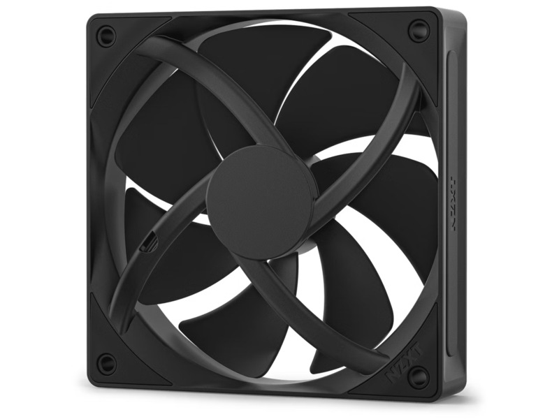 NZXT F120P Static Pressure Ventilator (sort) Blæsere