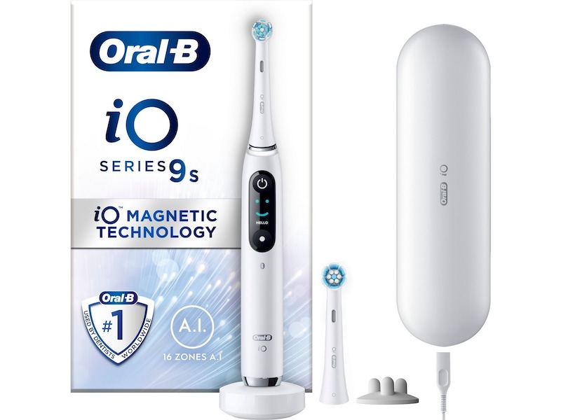 Oral-B iO 9 elektrisk tandbørste (hvid) Elektriske tandbørster