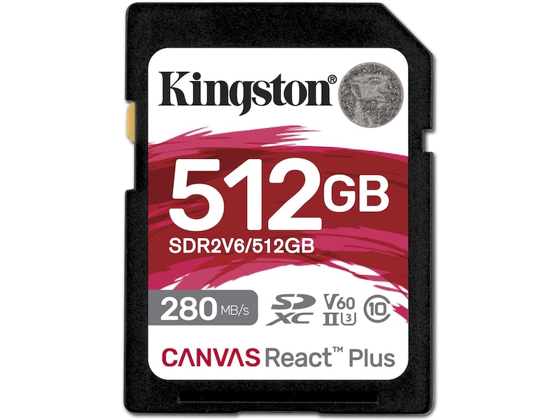 Kingston Canvas React Plus V60 512GB Flash-hukommelse