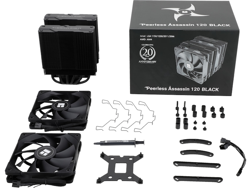 Thermalright Peerless Assassin 120 Kjøler (sort) CPU - Luftkøling