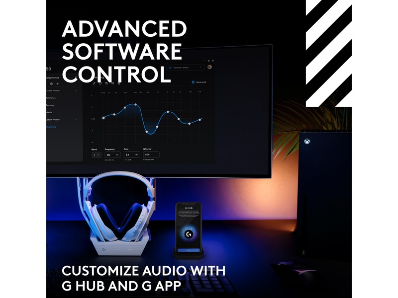 Logitech Astro A50 Lightspeed Trådløst Gamingheadset (hvid) Gamingheadset