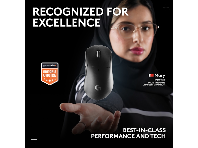 Logitech G Pro X Superlight 2 DEX trådløs gamingmus (lyserød) Gamingmus