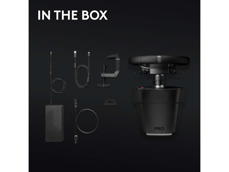 Logitech G PRO Racing Wheel PS/PC Rat og pedaler