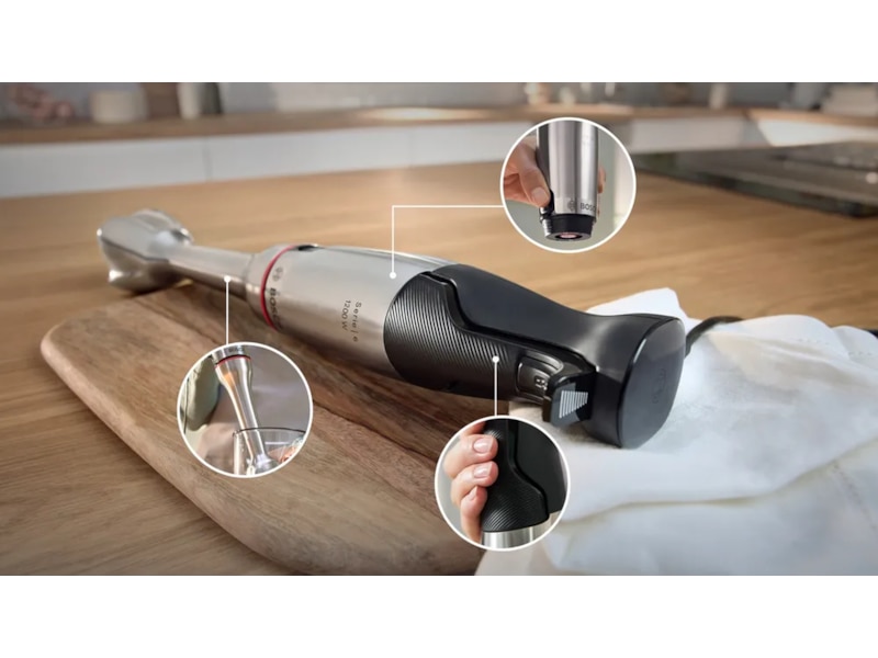 Bosch MSM6M81X1 Stavblender (rustfrit stål) Håndmixere & elpiskere