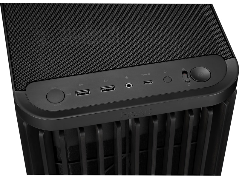 Asus Proart PA401 Wood TG PWM Mid Tower (sort) Midi Tower