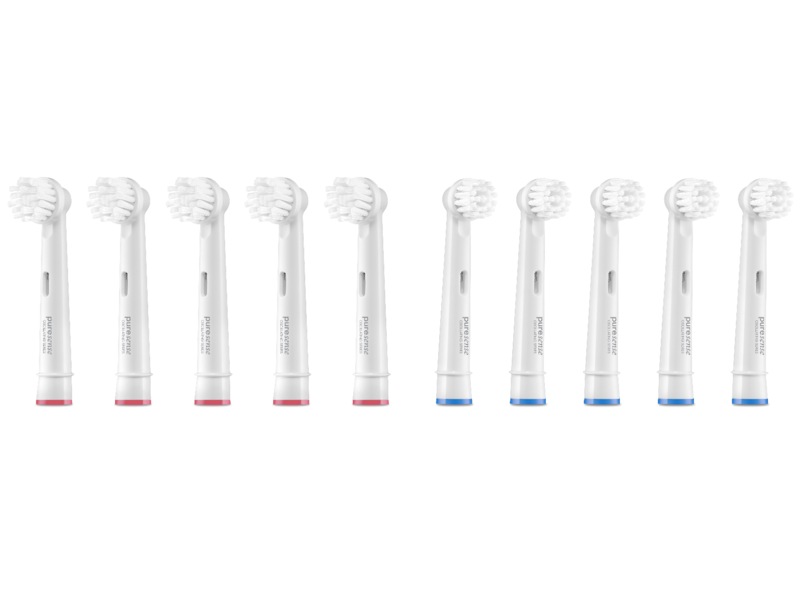 Puresense Dental C Oscillating Tandbørstehoveder 10 stk. (hvid) Tandbørstehoveder