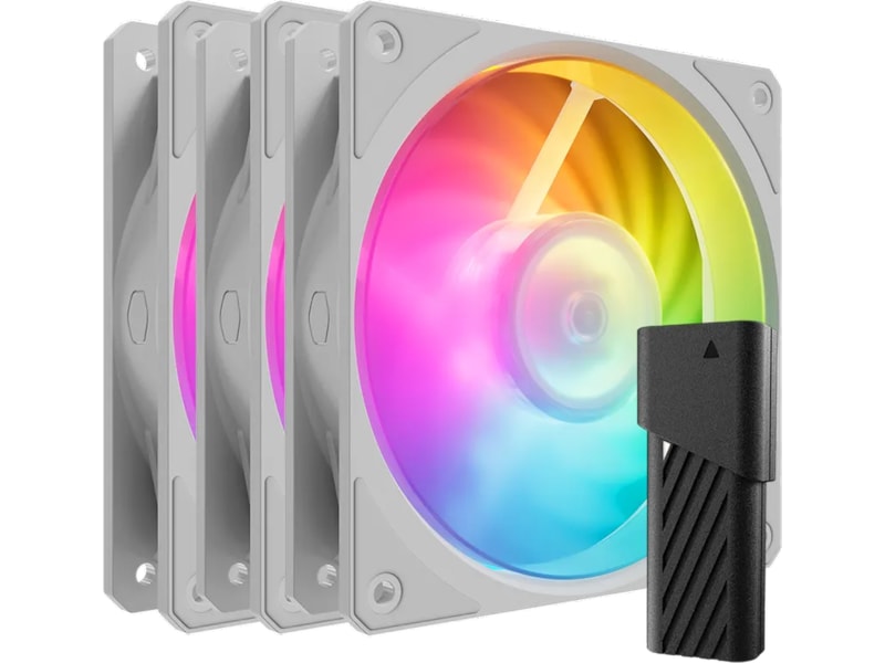 Cooler Master Mobius 120p ARGB Ventilator 3pk (sort) Blæsere