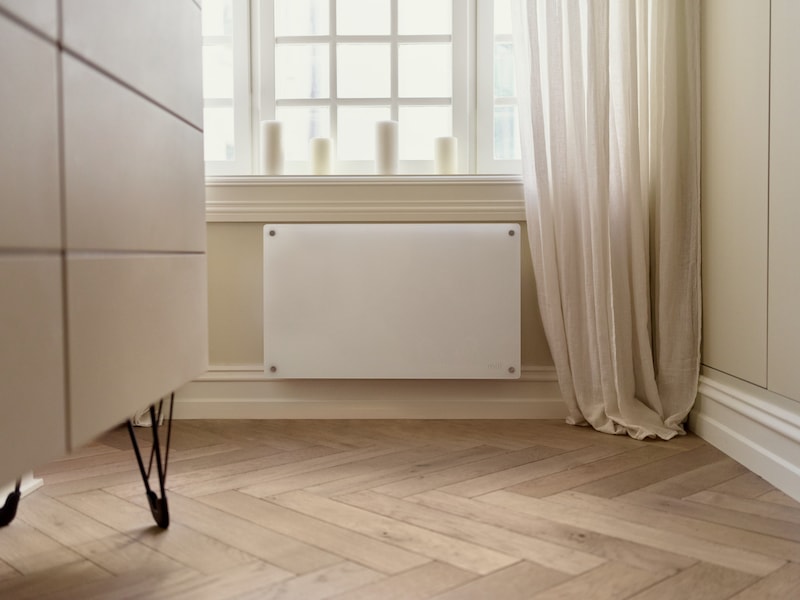 Mill Glass Smart WiFi Gen 4 panelvarmer 700W (hvid) Varmepaneler