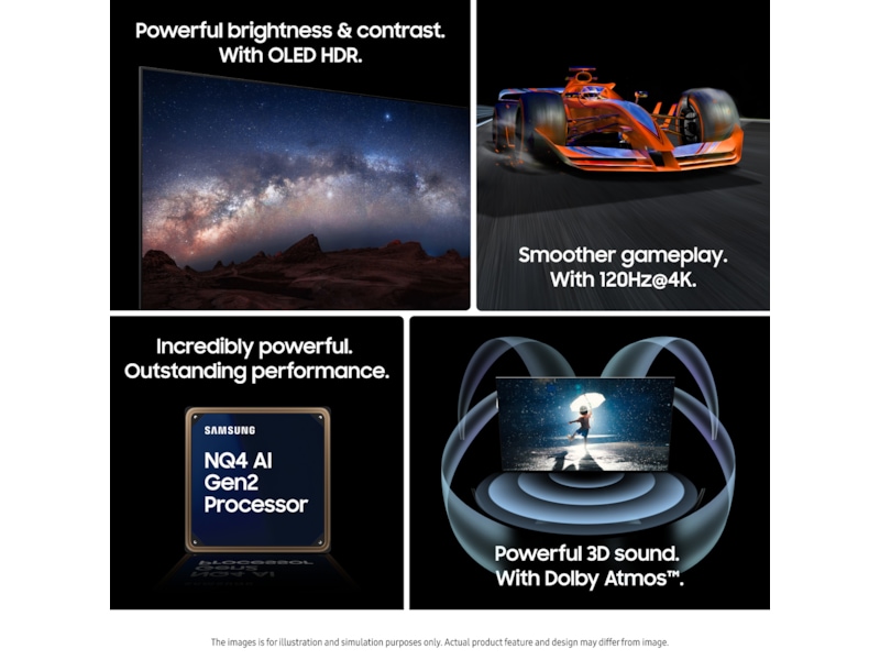 Samsung 55" S85F OLED 4K Smart TV (2025) 50 - 59 tommer TV