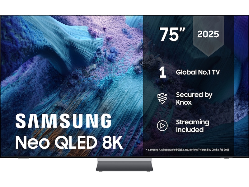 Samsung 75" QN990F Neo QLED 8K Mini LED Smart TV (2025) 70 - 79 tommer TV