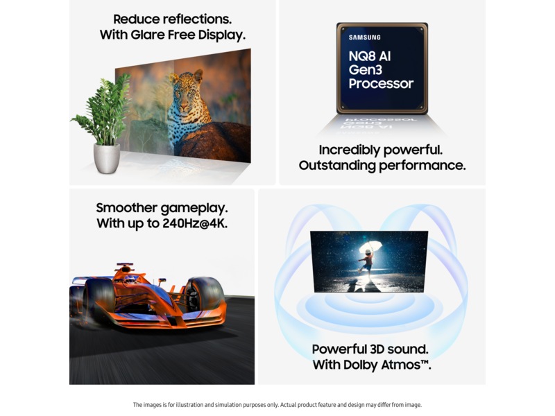 Samsung 75" QN990F Neo QLED 8K Mini LED Smart TV (2025) 70 - 79 tommer TV