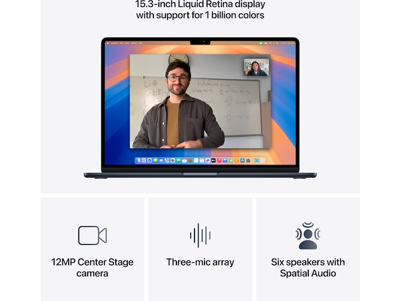 MacBook Air 15" (2025) 256GB (midnat) PC - Bærbar / laptop