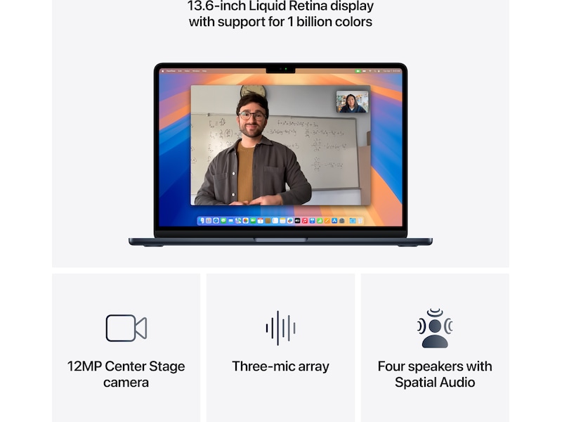 MacBook Air 13" (2025) 256GB (midnat) PC - Bærbar / laptop