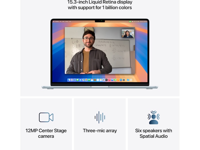 MacBook Air 15" (2025) 512GB (himmelblå) PC - Bærbar / laptop