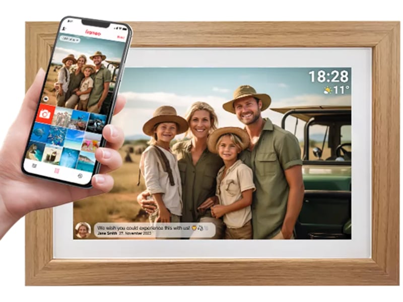 Denver PFF-1042LW 10,1" digital fotoramme (lys eg) TV-rammer & tilbehør