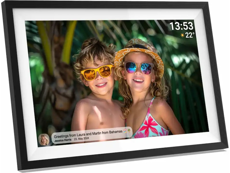 Denver PFF-1016 10,5" digital fotoramme (sort/hvid) TV-rammer & tilbehør