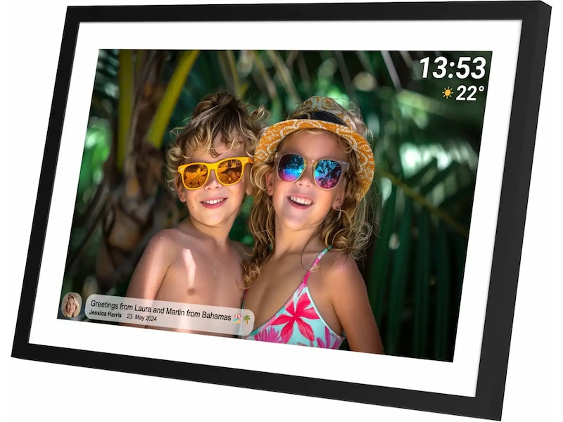 Denver PFF-1016 10,5" digital fotoramme (sort/hvid) TV-rammer & tilbehør