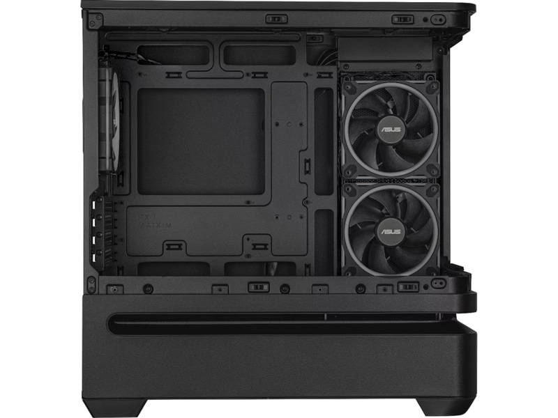 Asus PRIME AP202 TG ARGB mATX Tower (sort) Mini/Micro/Nano tower