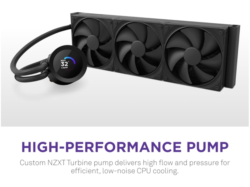 NZXT Kraken Plus 360 Køler (sort) CPU - Vandkøling