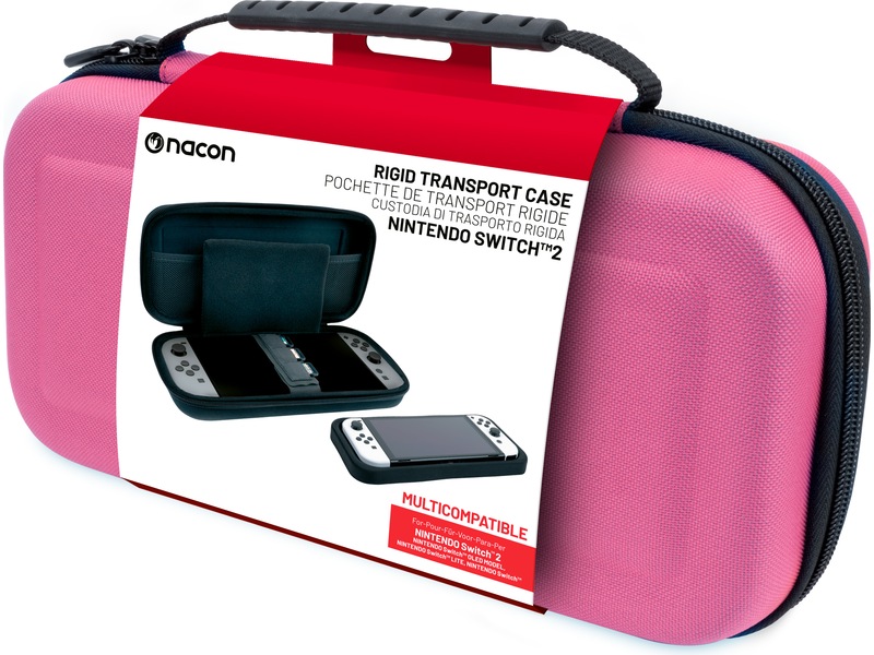 Nacon Transport Case for Nintendo Switch 2 (pink) Tilbehør til spilkonsoller