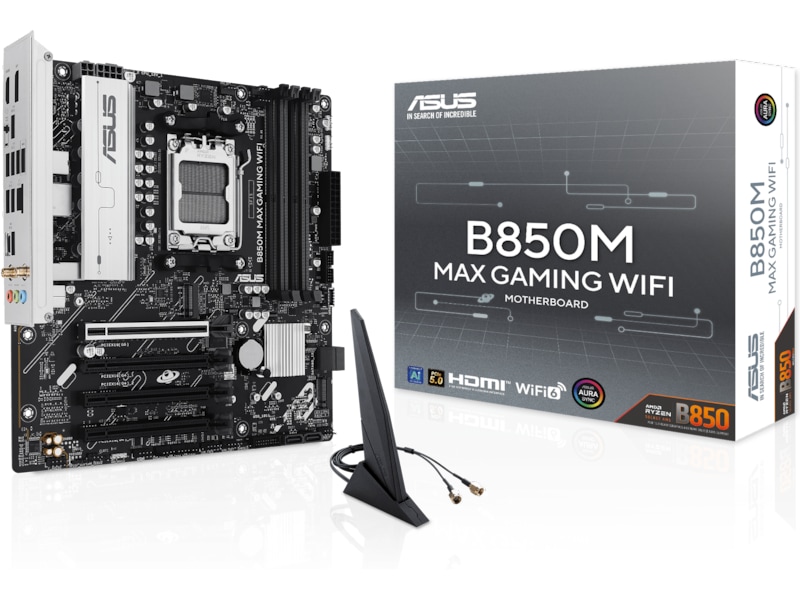 Asus B850M MAX GAMING WIFI Bundkort AMD Socket