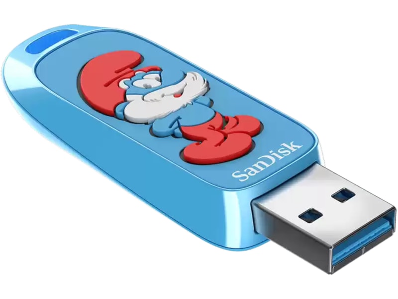 SanDisk Smurfs USB-stick 128GB USB-Hukommelse