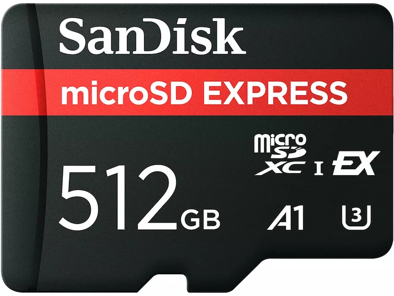 SanDisk microSD Express Card 512GB Flash-hukommelse