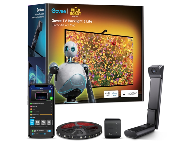 Govee TV Backlite 3 Lite Wild Robot (55-65") Led strips & underholdning