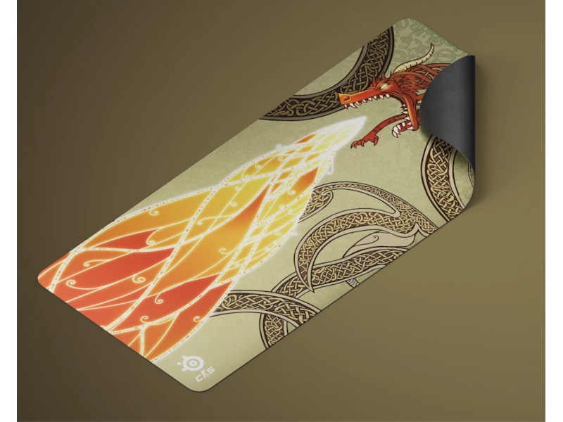 SteelSeries Qck XXL CS2 Dragon Lore Musemåtte Gamingmusemåtte