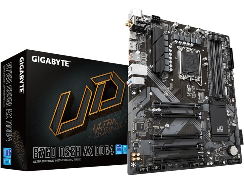 Gigabyte B760 DS3H AX DDR4 Bundkort Intel Socket