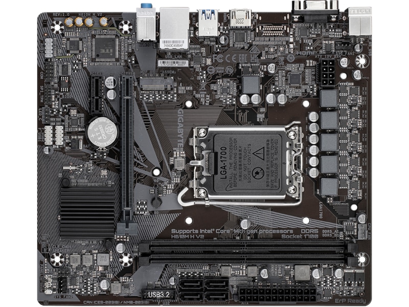 Gigabyte H610M H V2 Bundkort Intel Socket