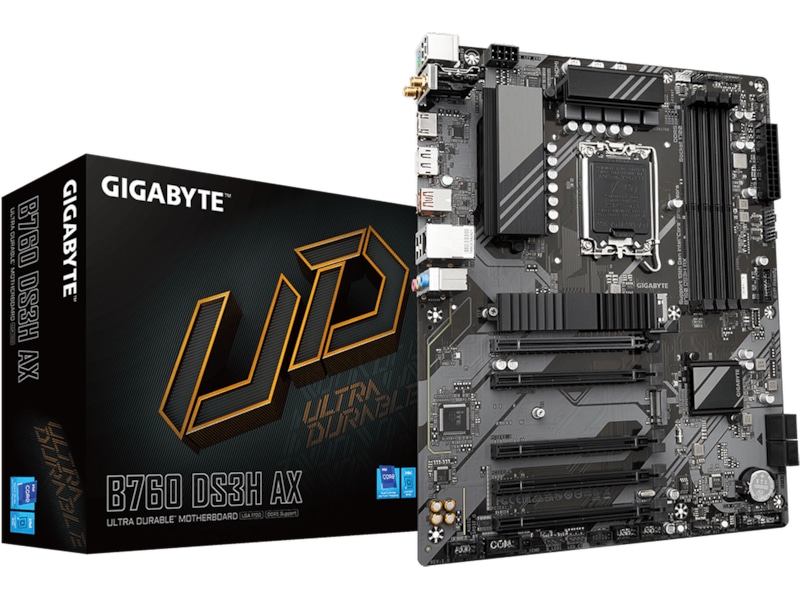 Gigabyte B760 DS3H AX Bundkort Intel Socket