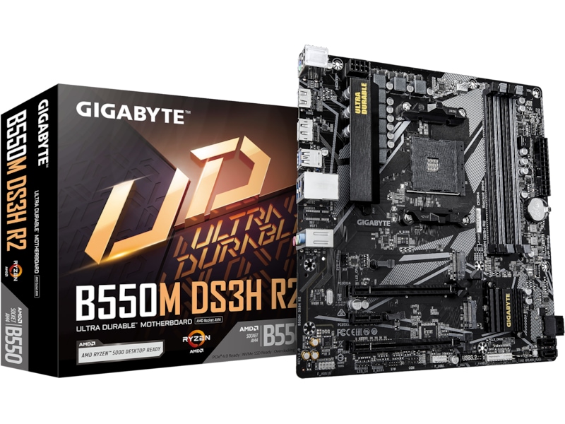 Gigabyte B550M DS3H R2 Bundkort AMD Socket