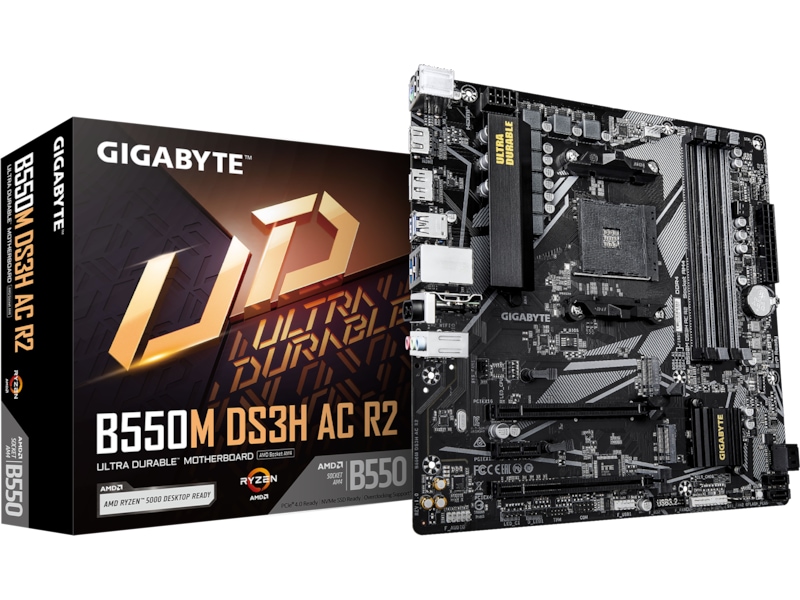 Gigabyte B550M DS3H AC R2 Bundkort AMD Socket