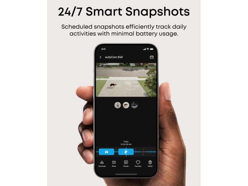Eufy EufyCam 4x E40 sikkerhedskamera (HomeBase S380) Overvågningskameraer